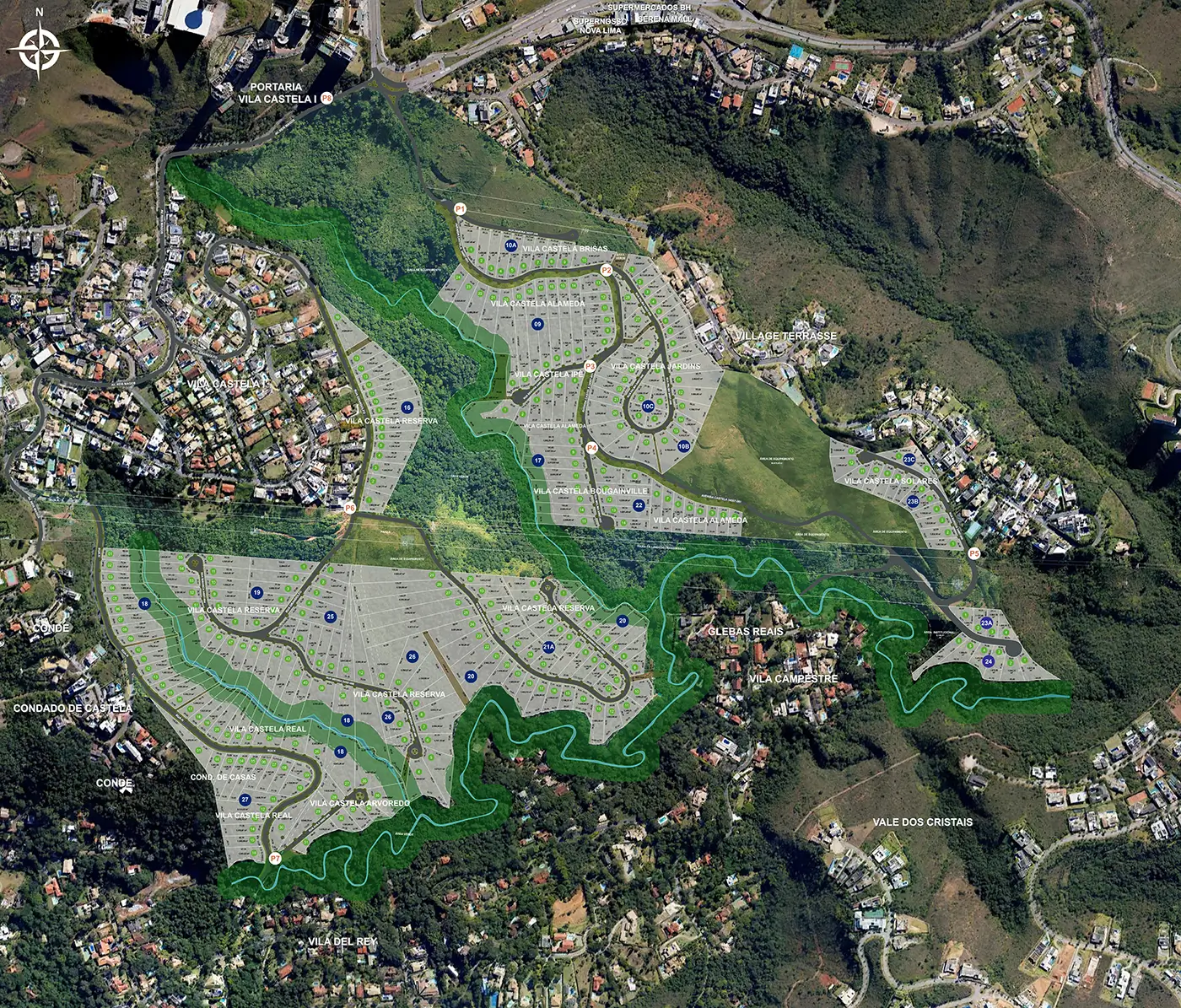 Mapa Implantação